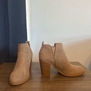 Tan ankle boots